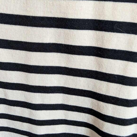 Rag & Bone Cream & Black Striped Knit Tank Dress 100% Cotton Small to Medium - Picture 9 of 13